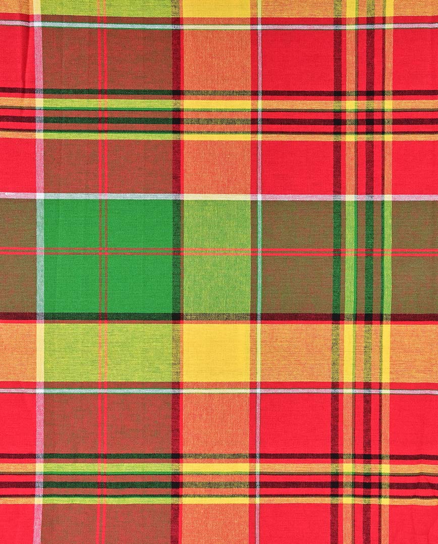 Check Madras : 9577 : 16 : Red