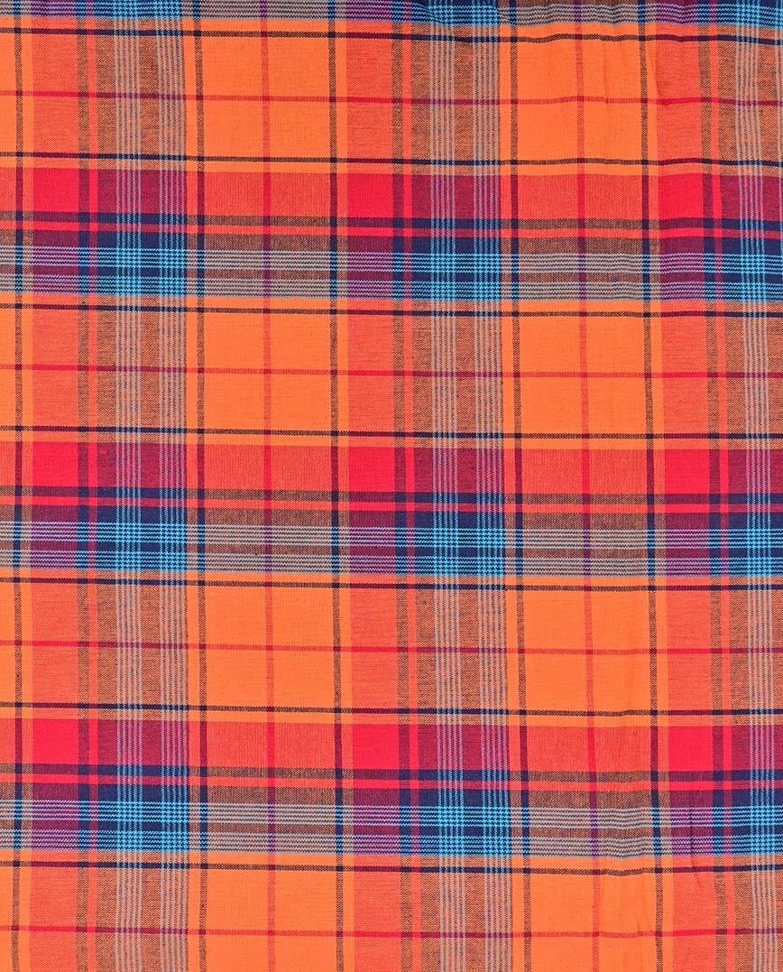 Check Madras : 9577 : 38 : Orange