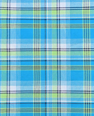 Check Madras : 9577 : 4 : Aqua