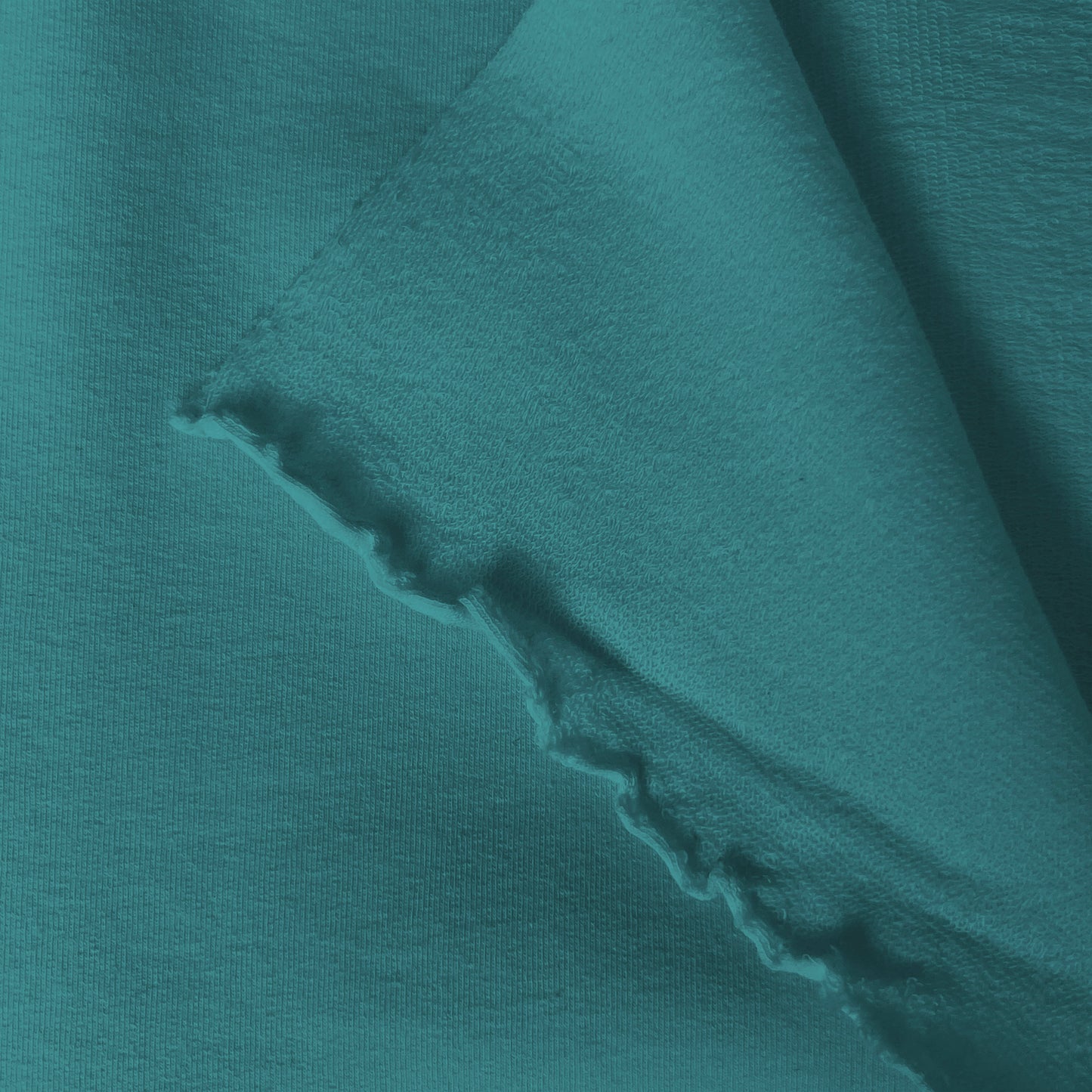 American Milled | Aqua Sea | French Terry | Organic (BY THE HALF YARD)