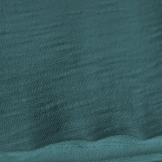American Milled | Aqua Sea | SLUB Jersey (BY THE HALF YARD)
