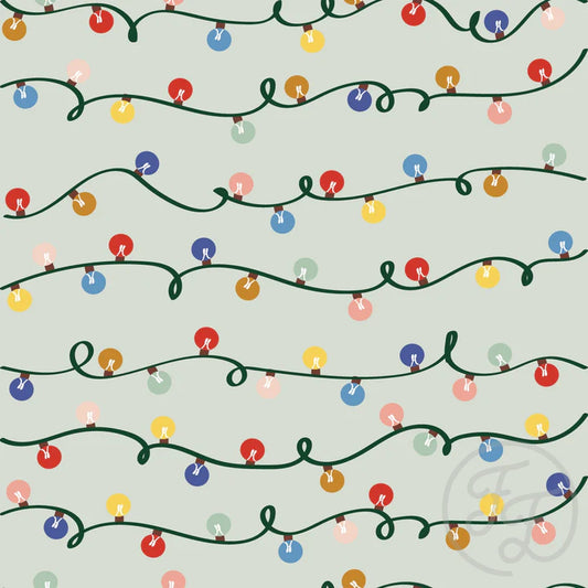 Family Fabrics | Christmas Lights Nebula | 106-271 (by the full yard)