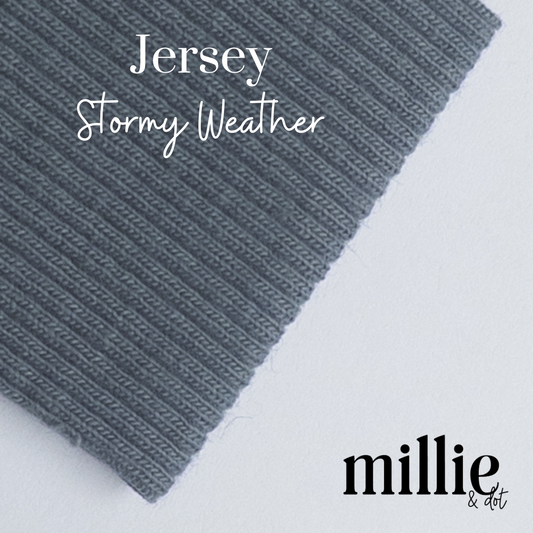 American Milled | Stormy Weather | Jersey | Organic (BY THE HALF YARD)