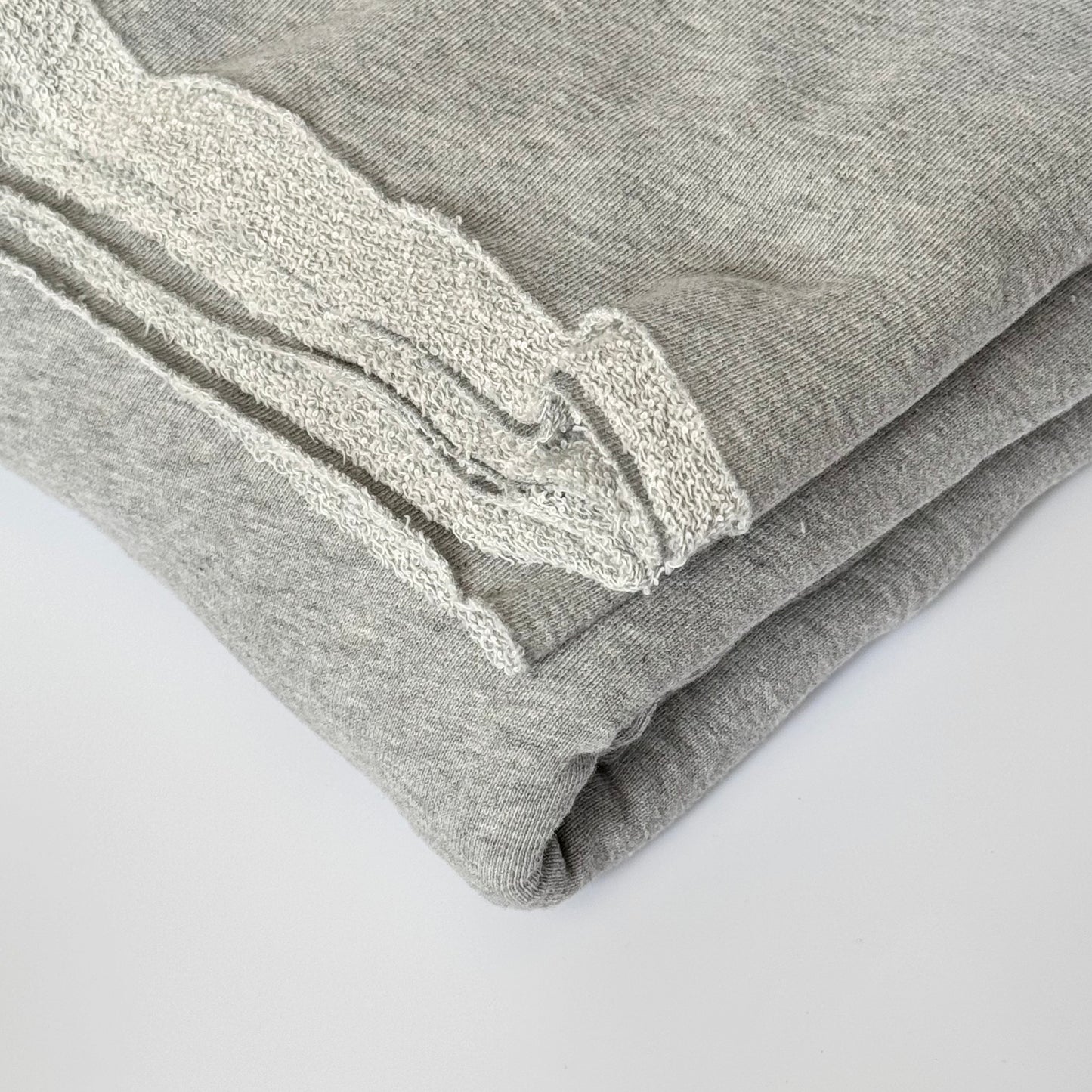 American Milled | Heathered Gray | High Loop French Terry (100% cotton) | Organic (BY THE HALF YARD)