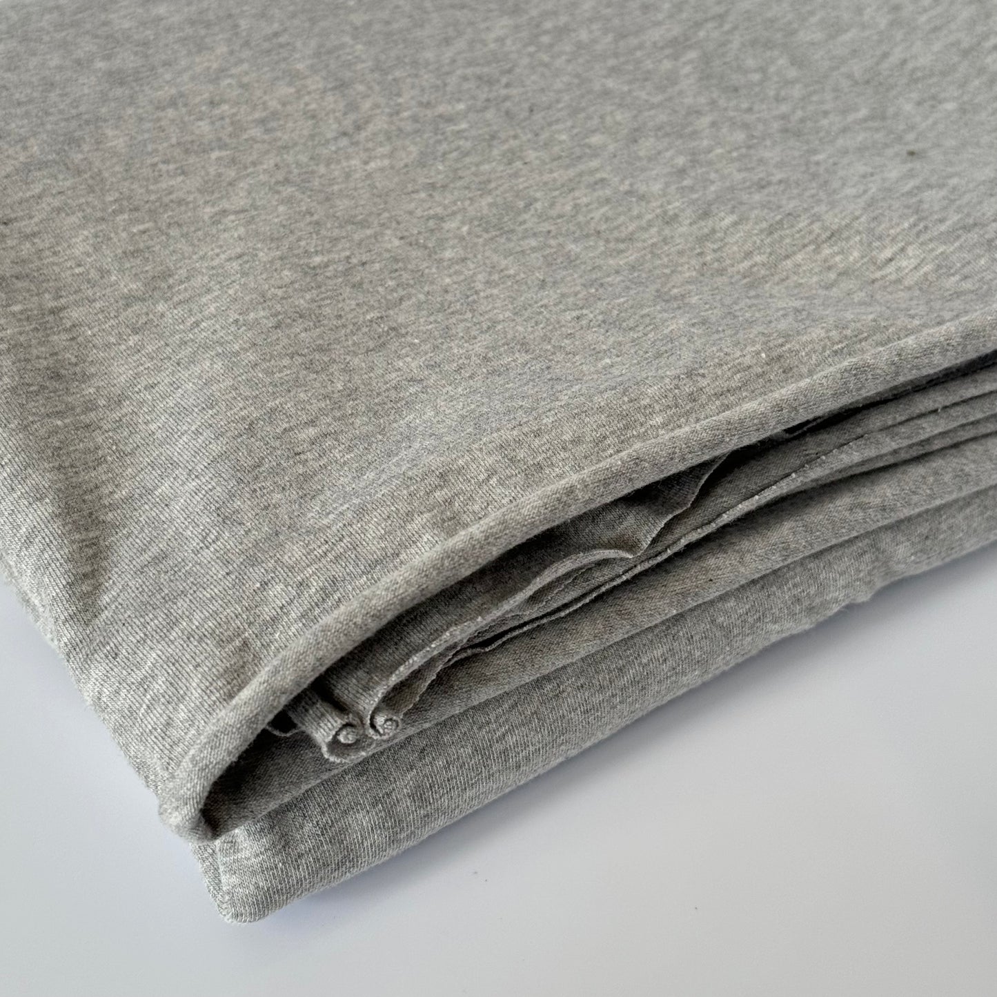 American Milled | Heathered Gray | Jersey | Organic (BY THE HALF YARD)