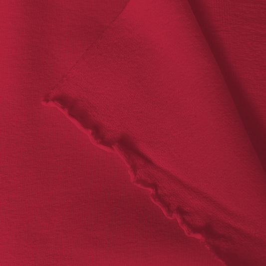 American Milled | True Red | French Terry | Organic (BY THE HALF YARD)