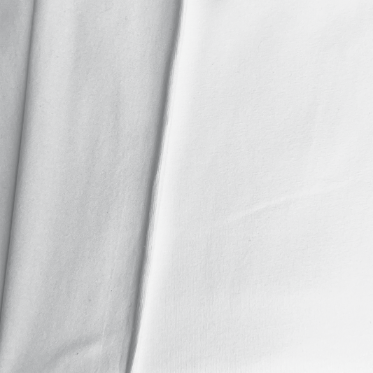 American Milled | Bright White | Jersey | Organic (BY THE HALF YARD)