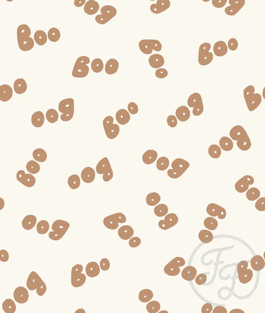 Family Fabrics | Boo Cream Tan Beige | 116-168 (by the full yard)