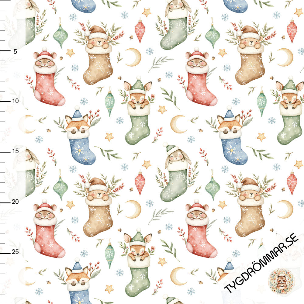 Tygdrommar | Christmas Stocking (limited) | Jersey 220gsm | Organic (BY THE HALF YARD)