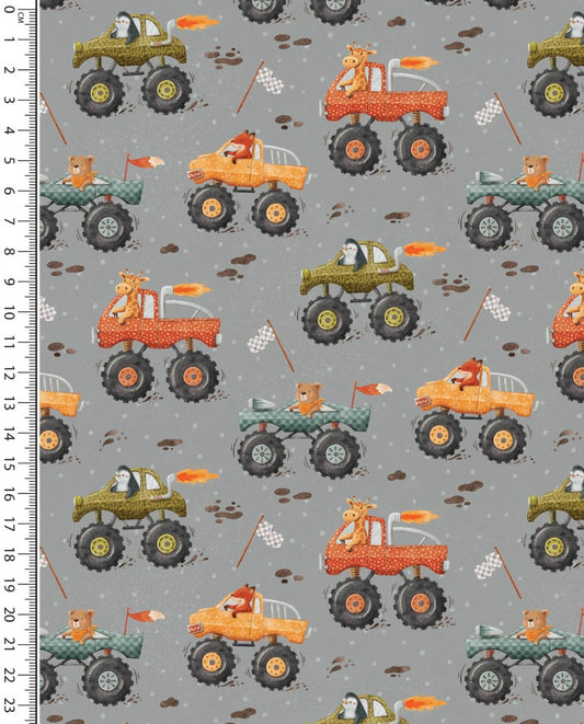 Jersey Digital Monstertruck Animals : 5885 : 1264 : Grey