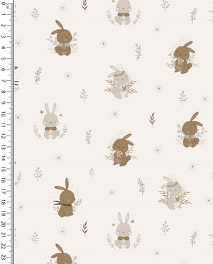 Jersey Digital Little Bunny : 5888 : 151 : Ecru