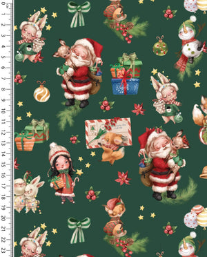 Jersey Digital Christmas Animals : 5890 : 827 : Army Green