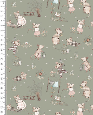 Jersey Digital Little Mouse Family : 5896 : 2322 : Green