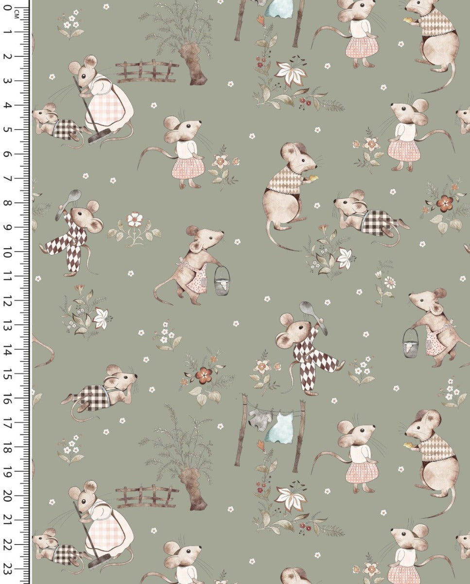 Jersey Digital Little Mouse Family : 5896 : 2322 : Green