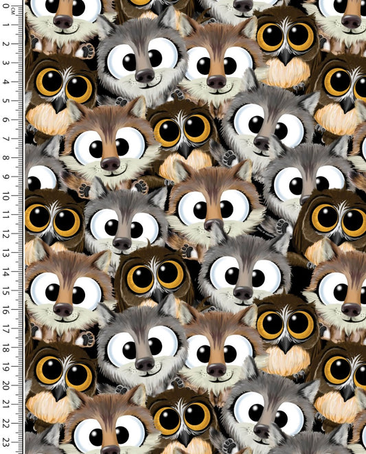 Sweat Brushed Digital Little Forest Animal : 5905 : 1352 : Camel