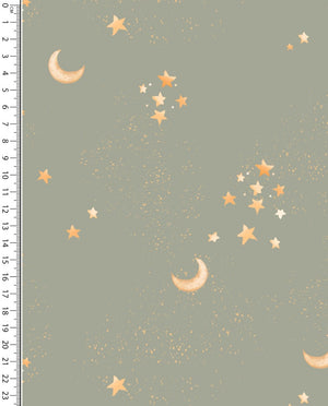 Jersey Digital Moon And Stars : 5910 : 2322 : Green