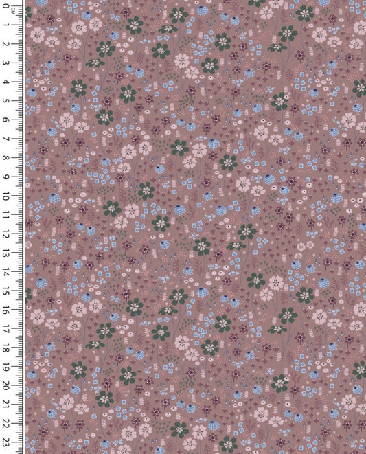 Jersey Digital Forest Flowers : 5913 : 1713 : Old Rose