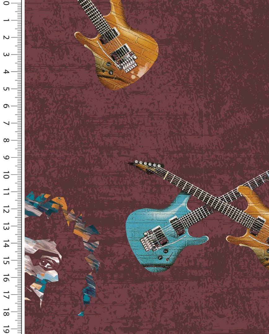 Soft Shell Digital Toff Jimi Hendrix : 5173 : 1119 : Dark Bordeaux