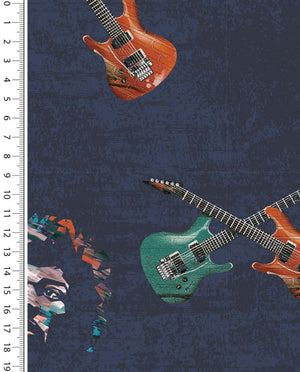 Soft Shell Digital Toff Jimi Hendrix : 5173 : 8 : Navy