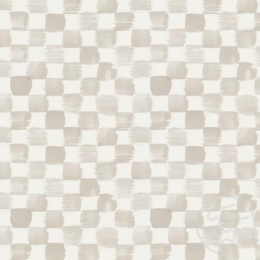 (IN STOCK) Family Fabrics | Checkerboard 100-1144 (custom scaling: 1 square=1inch) | Jersey 220gsm BY THE HALF YARD