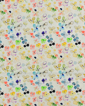 Poplin Digitaal Flowers : 5831 : 1021 : Army Green