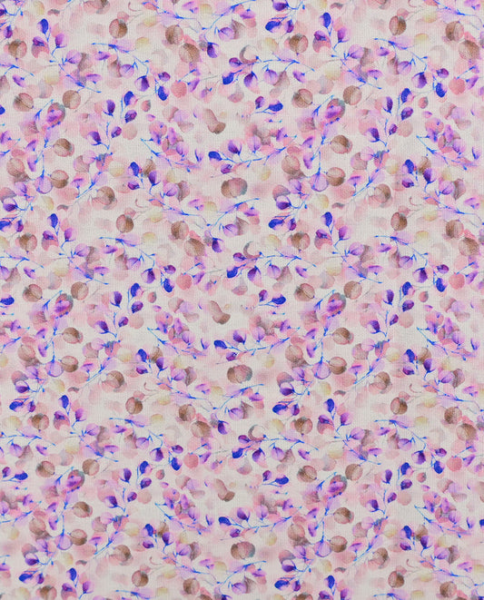 Poplin Digitaal Eucapyptus : 5829 : 2242 : Purple