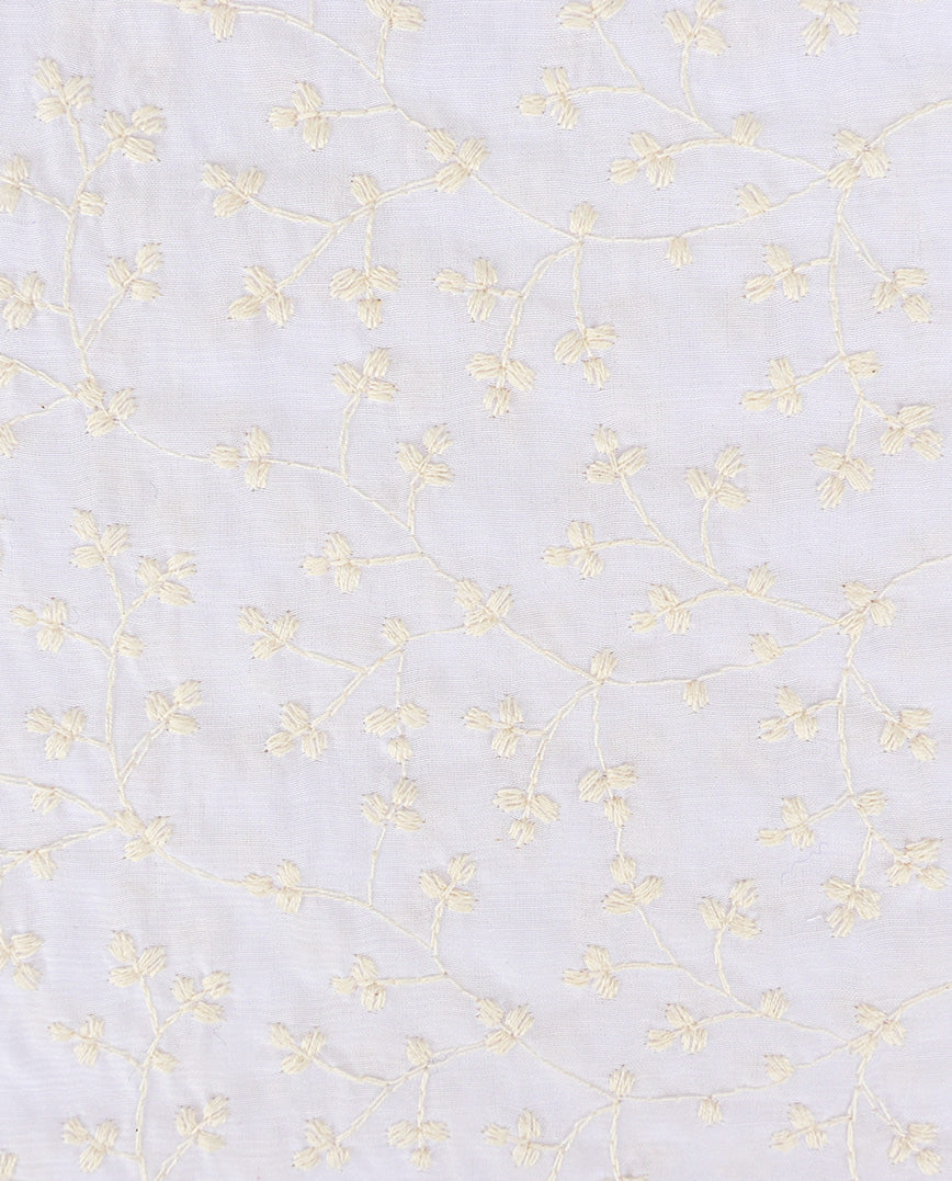 Embrodery Flower : 5837 : 50 : White