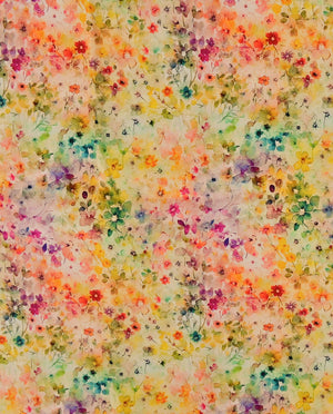 Poplin Digital Flowers : 5834 : 35 : Yellow