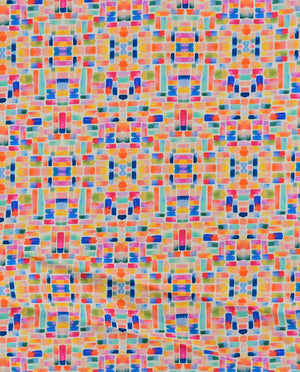 Poplin Digital Mozaiek : 5839 : 35 : Yellow