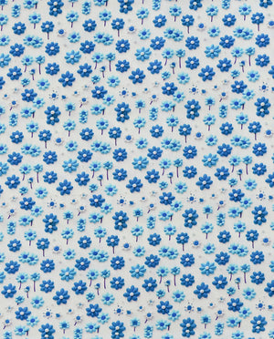 Poplin 3 D Flower : 5835 : 5 : Cobalt