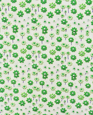 Poplin 3 D Flower : 5835 : 25 : Green