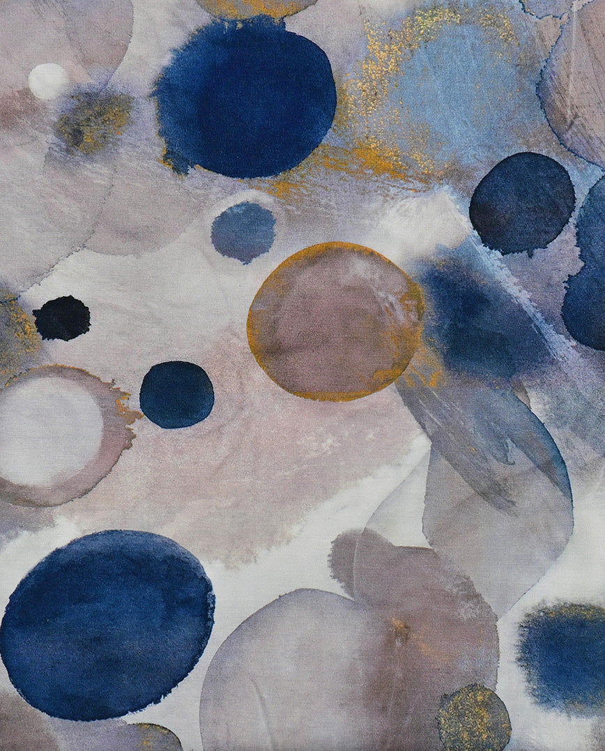 Bamboo Jersey Digital Dots : 5876 : 1107 : Jeans Blue