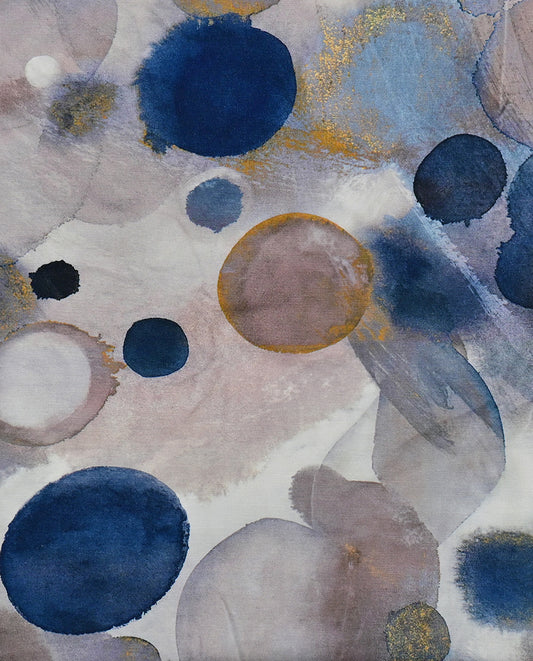 Bamboo Jersey Digital Dots : 5876 : 1107 : Jeans Blue