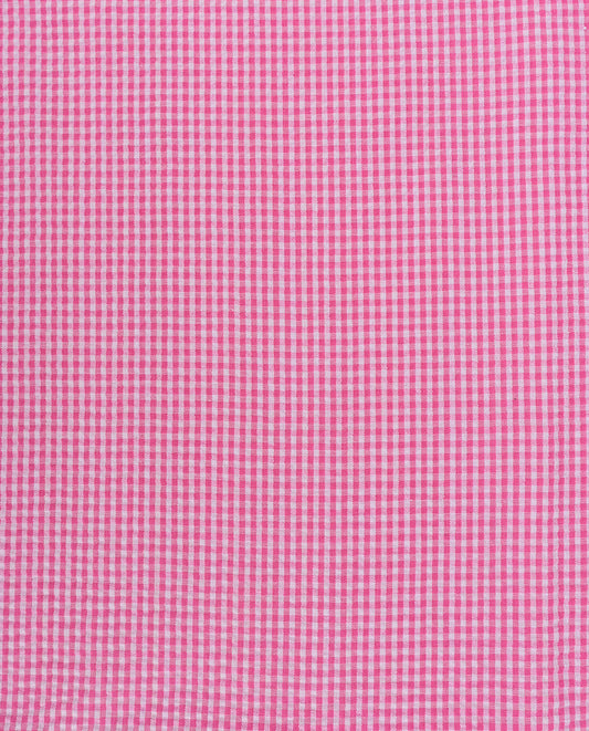 Seersucker Checks : 5871 : 17 : Fuchsia