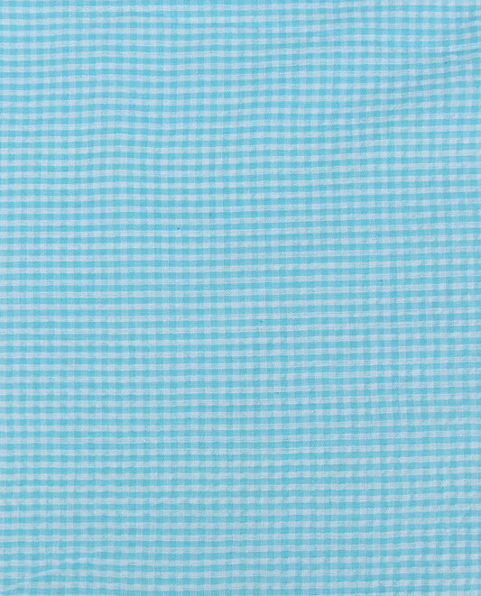 Seersucker Checks : 5871 : 2004 : Aqua