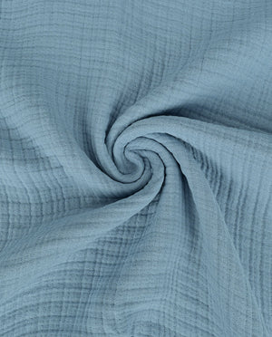 Double Gauze 6 Layer : 5813 : 401 : Jeans Blue