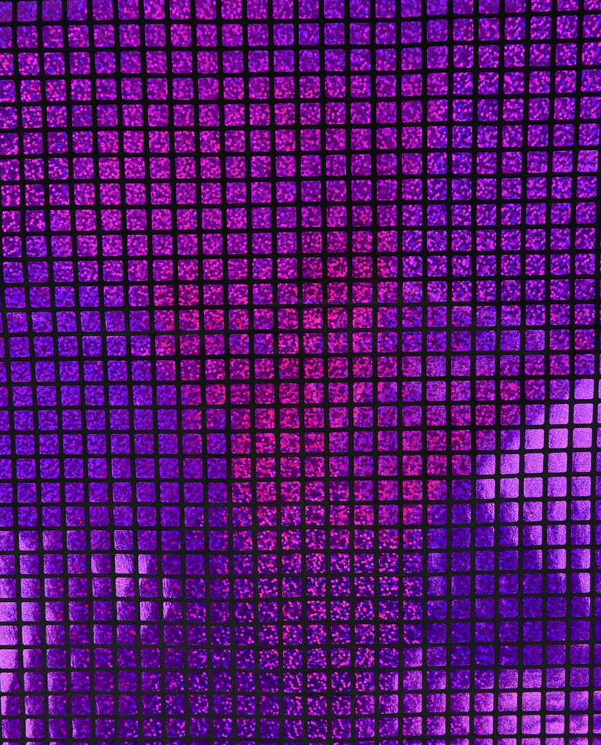Check Hologram Foil : 5658 : 45 : Purple