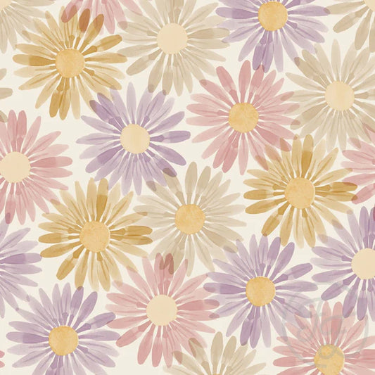 (IN STOCK) Family Fabrics | Echinacea 100-1571 | Jersey 220gsm BY THE HALF YARD