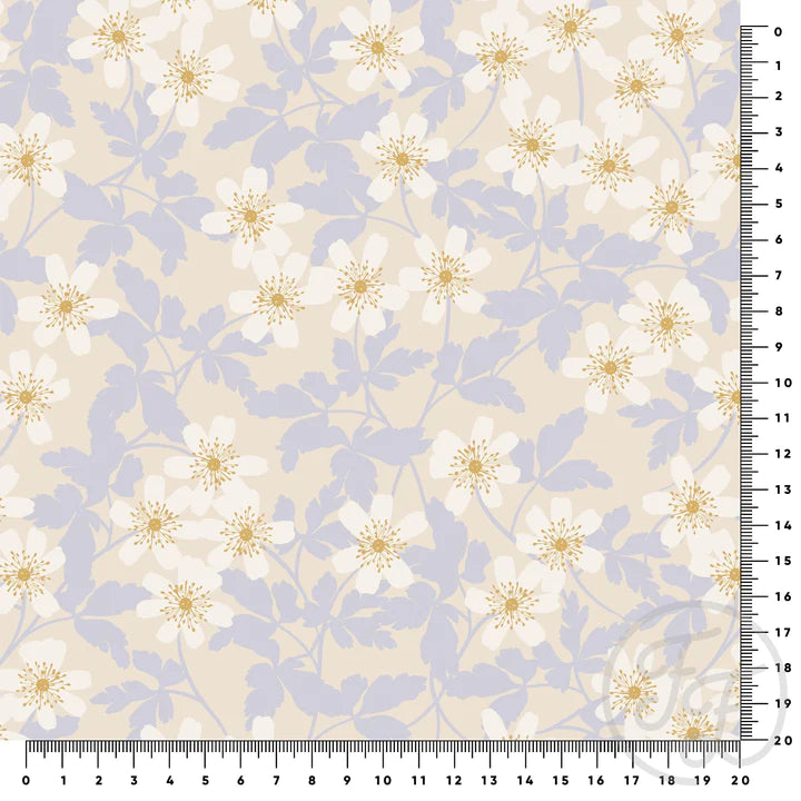 Family Fabrics | Mallow Flower Pastel | 100-1684 (by the full yard)