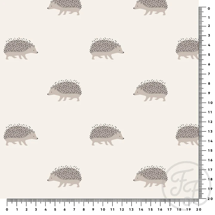 Family Fabrics | Little Hedgehog Gray | 100-1686 (by the full yard)