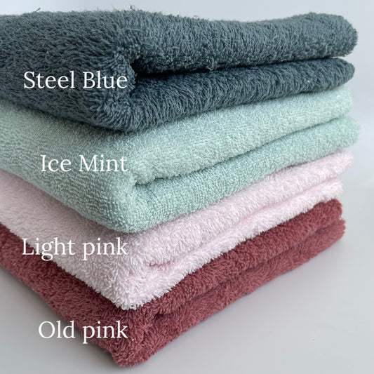 Euro Toweling | Old Pink | Terry Towel (2 sided) | BY THE HALF YARD