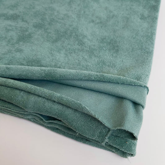 Euro Toweling | Dark Mint | Towel French Terry "Sponge" | BY THE HALF YARD