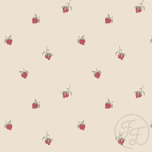 Family Fabrics | Pomegranate Beige | 100-1840 (by the full yard)