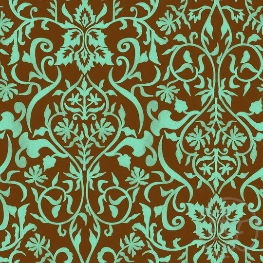 Family Fabrics | Delicate Weave Emerald (16"x16") | 110-143 (by the full yard)