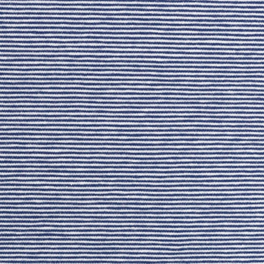 Swafing (1mm Stripes) | 598011 Navy/White | Jersey | BY THE HALF YARD