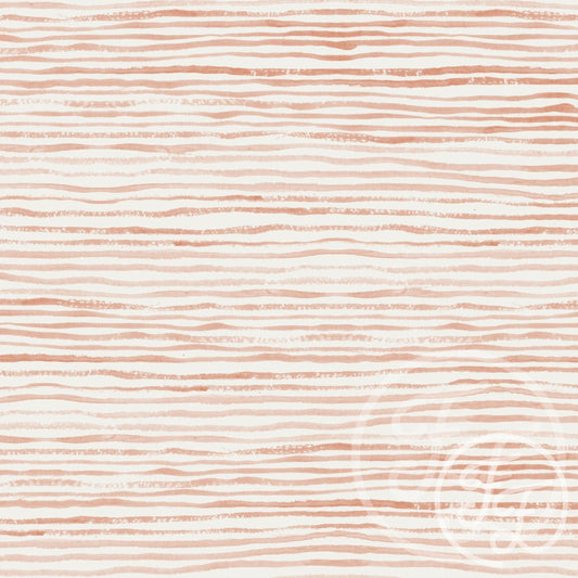 Family Fabrics | Stripes Peach 100-1104 (by the full yard)