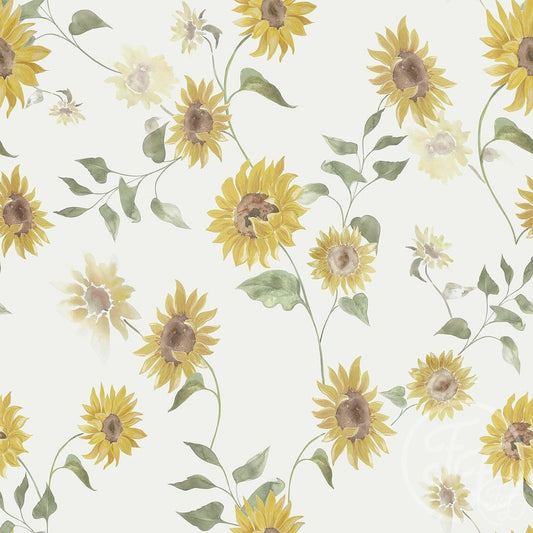 Family Fabrics | Vintage Sunflowers 100-1106 (by the full yard)