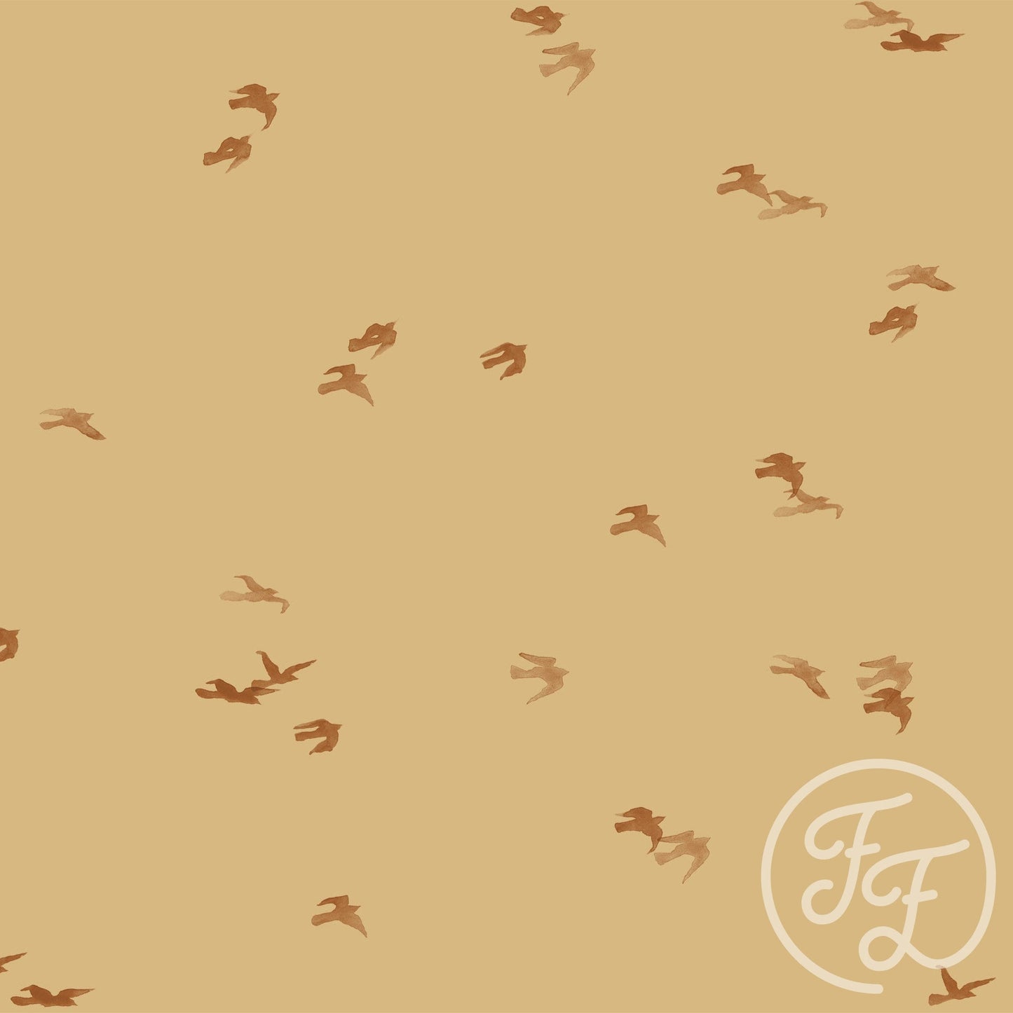 Family Fabrics | Birdflight Wheat 100-1117 (by the full yard)