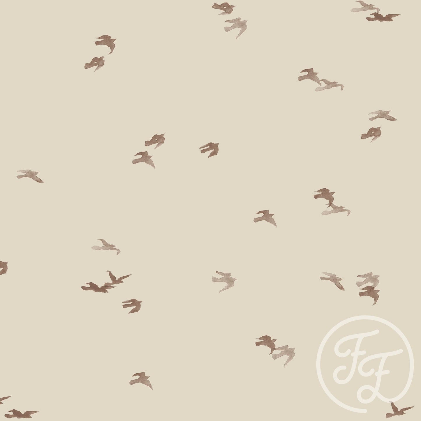 Family Fabrics | Birdflight Grey 100-1118 (by the full yard)