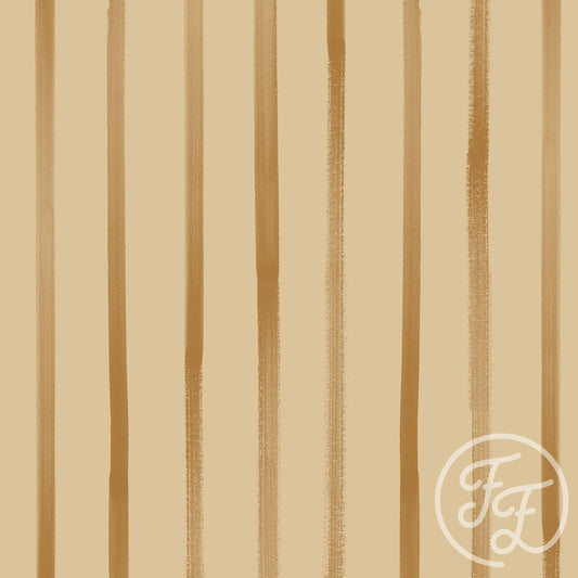 Family Fabrics | Stripes Honey 100-1128 (by the full yard)